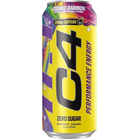 C4 Energy Zero Sugar Cosmic Rainbow 16oz