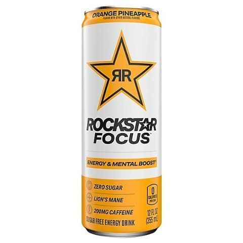 Buy Rockstar Focus Orange Pineapple 12oz Online from 7-Eleven