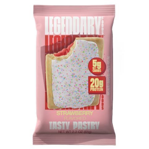 Legendary Foods Tasty Pastry Cake Style Strawberry 2.2oz
