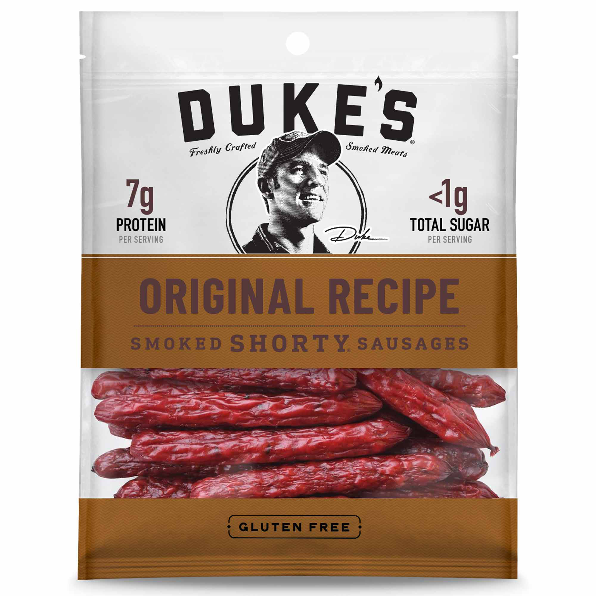 Duke's Original Recipe Smoked Shorty Sausages, 7g Protein Per Serving, 5 oz.