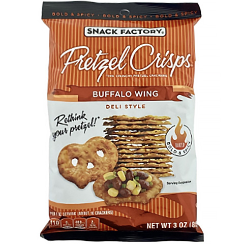 Snack Factory Buffalo Wing Pretzel Crisps 3oz