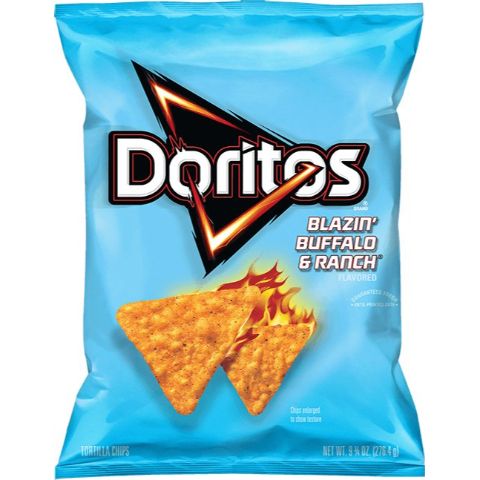 Doritos Blazin' Buffalo And Ranch 2.75oz
