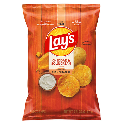 Lay's Cheddar & Sour Cream 7.75oz
