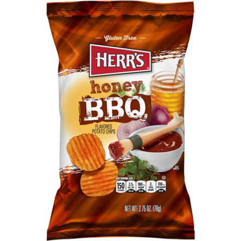 Herr's Honey BBQ Chips 2.75oz