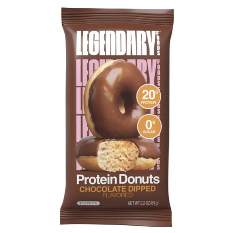 Legendary Protein Donuts Chocolate Dipped 2.2oz