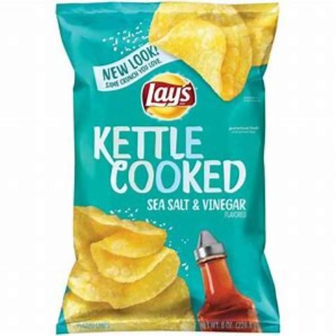 Lay's Kettle Cooked Sea Salt & Vinegar 8oz
