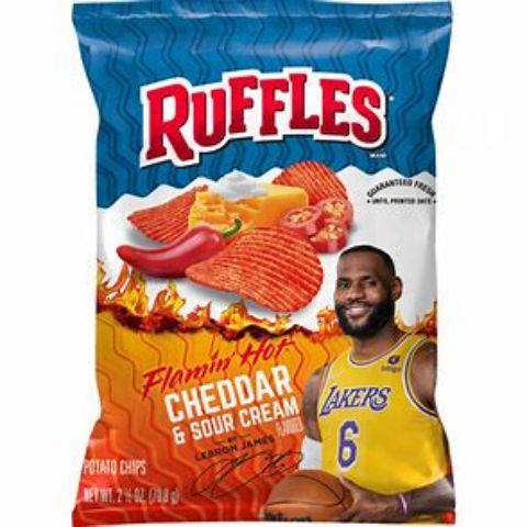 Ruffles Flamin' Hot Cheddar & Sour Cream 8oz