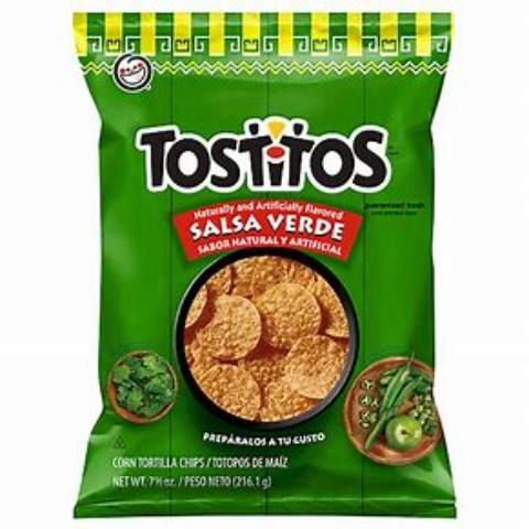 Tostitos Tortilla Chips Salsa Verde 7.625oz
