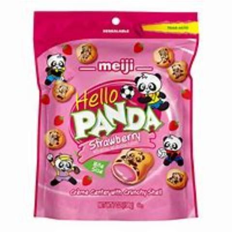 Hello Panda Strawberry 7oz