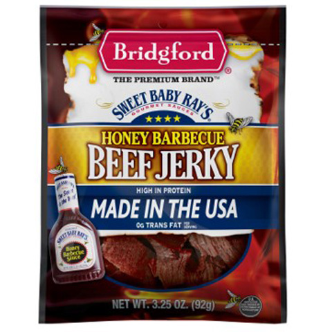 Bridgeford Sweet Baby Ray's BBQ Beef Jerky 3.25oz