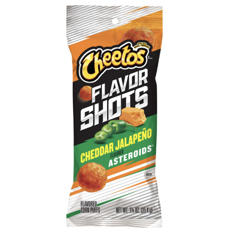 Cheetos Flavor Shots Cheddar Jalapeno Asteroids 1.25oz