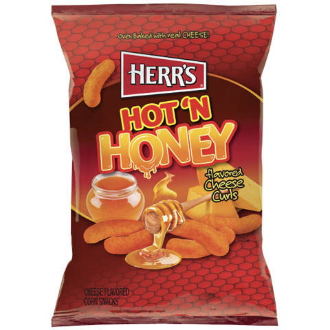 Herr's Hot N' Honey Cheese Curls 2.75oz
