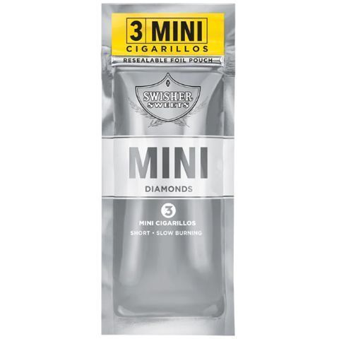 Swisher Sweet Mini Cigarillos Diamonds 3 Count