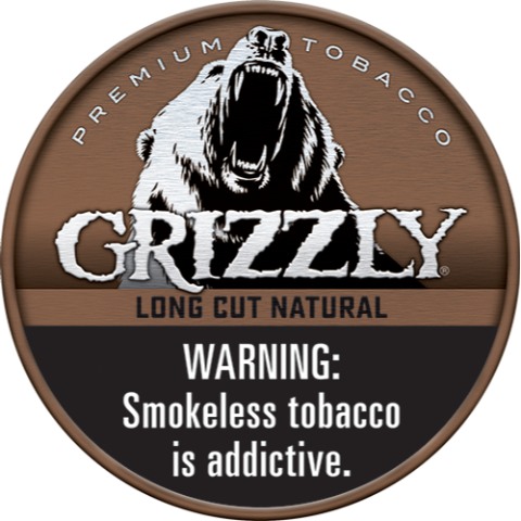 Grizzly Premium Long Cut Natural 1.2oz