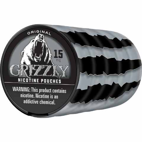 Grizzly Nicotine Pouch Original 15MG 5 Pack