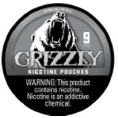 Grizzly Nic Pouch Orig 9MG