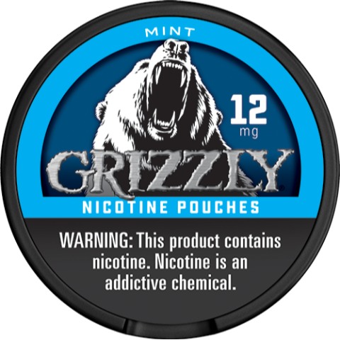 Grizzly Nicotine Pouch Mint 12MG
