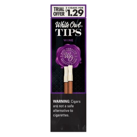 White Owl Tips Wine PP 2F$1.29