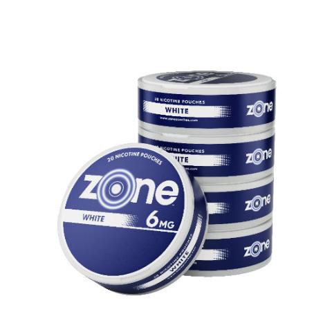 Zone White 6MG 5 Pack