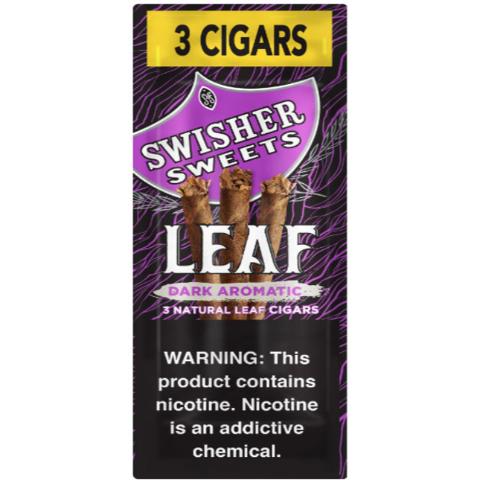 Swisher Sweet Leaf Dark Aromatic 3 Count