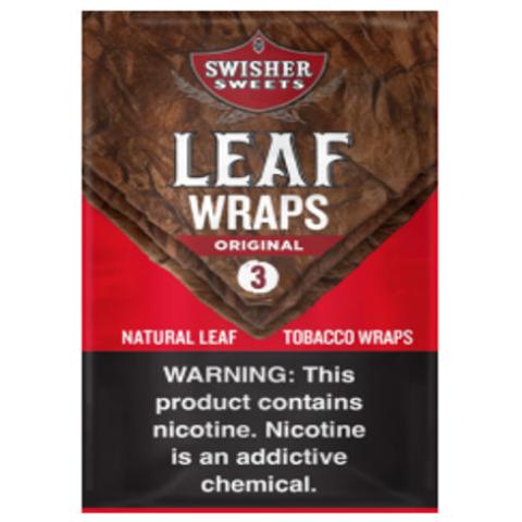 how much tobacco is in a swisher wrap Sweets Cigar Leaf Sweet Aromatic Buy Swisher Sweet Leaf Wrap