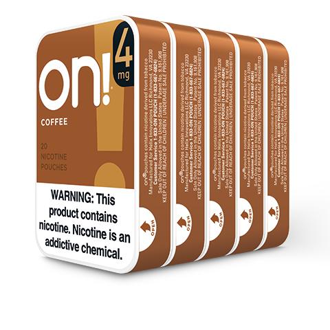 On! Coffee 4MG 5 Pack