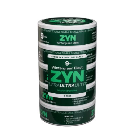 ZYN Ultra Wintergreen Blast 9mg 5 Pack