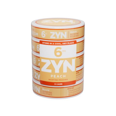 ZYN Peach 6MG 5 Pack