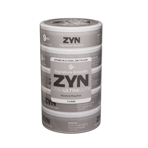 ZYN Ultra Signature Smooth 9mg 5 Pack