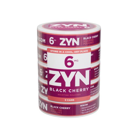 ZYN Black Cherry 6MG 5 Pack