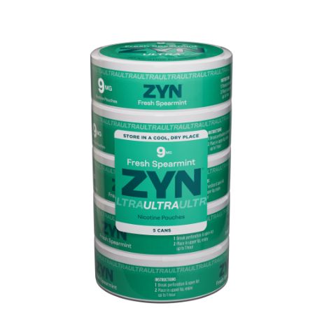 ZYN Ultra Fresh Spearmint 9mg 5 Pack