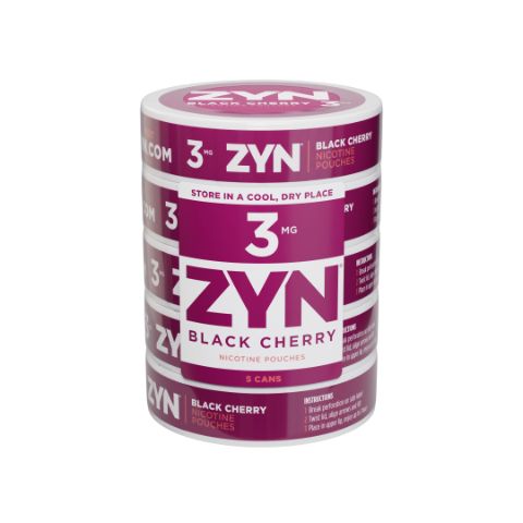 ZYN Black Cherry 3MG 5 Pack