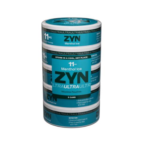 ZYN Ultra Menthol Ice 11MG 5 Pack