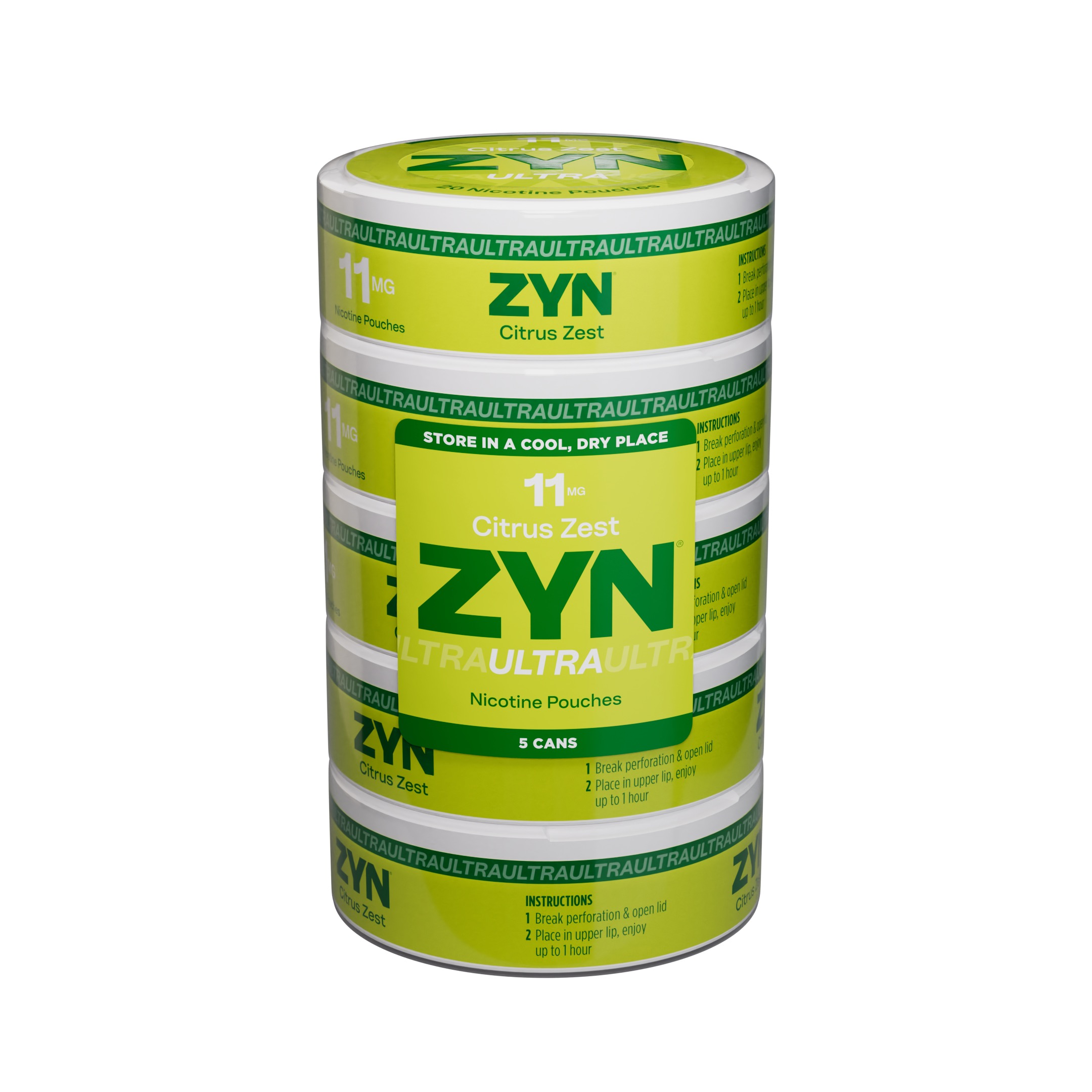 ZYN Ultra Citrus Zest 11MG 5 Pack