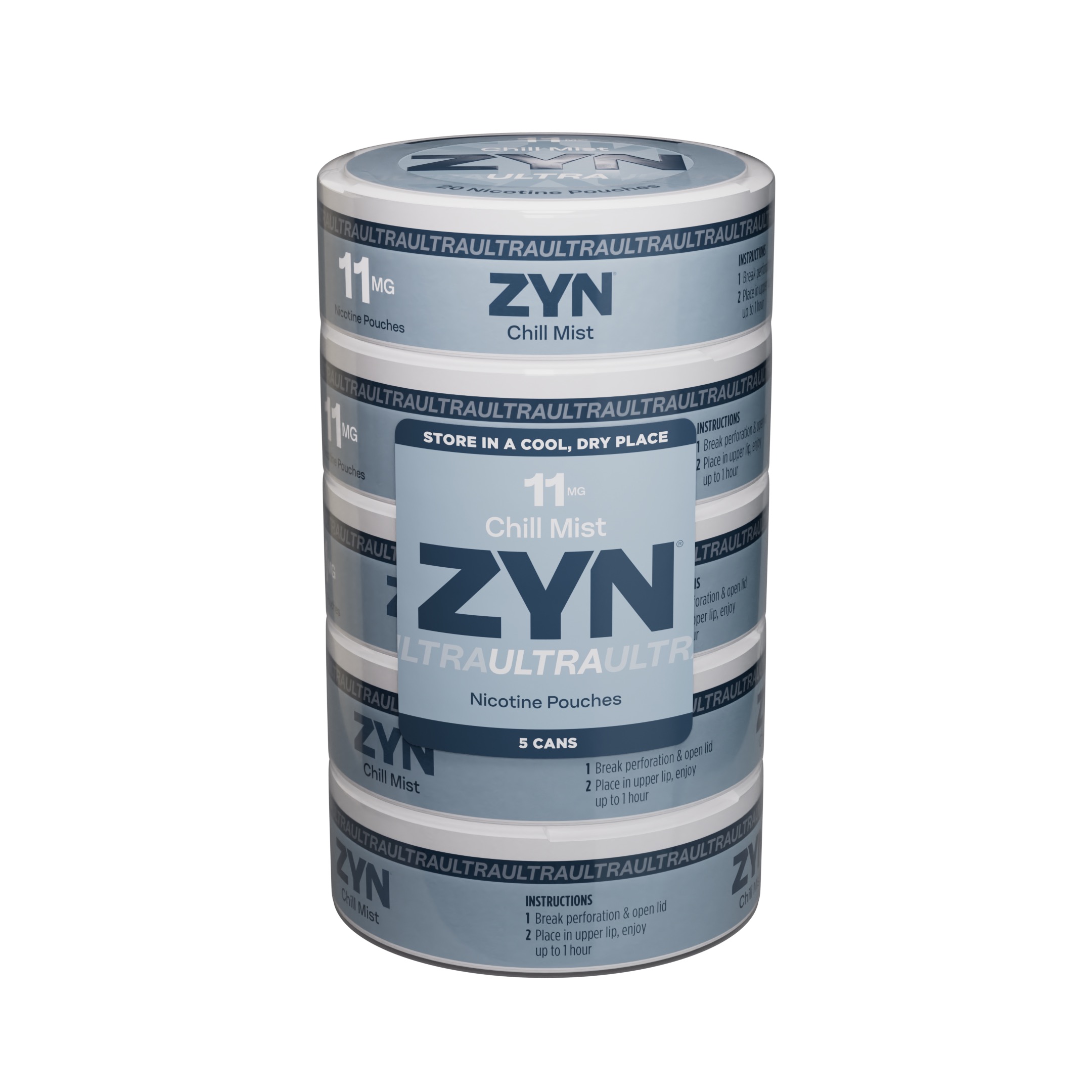 ZYN Ultra Chill Mist 11MG 5 Pack