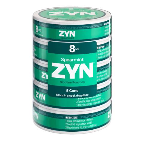 ZYN Spearmint 8mg 5 Pack