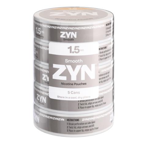 ZYN Smooth 1.5MG 5 Pack