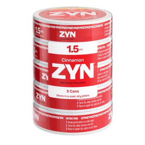 ZYN Cinnamon 1.5mg 5 Pack