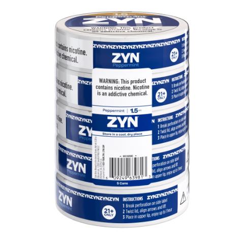 ZYN Peppermint 1.5mg 5 Pack