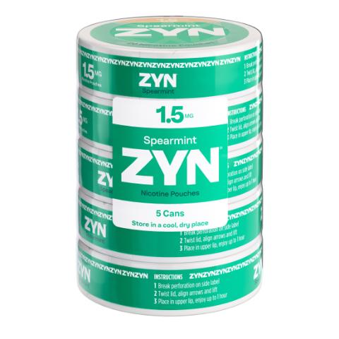 ZYN Spearmint 1.5mg 5 Pack