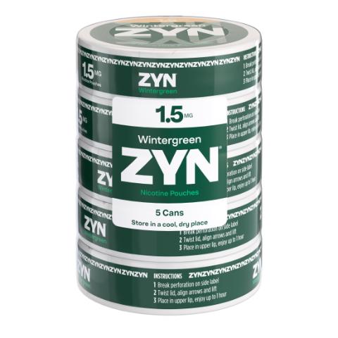 ZYN Wintergreen 1.5mg 5 Pack