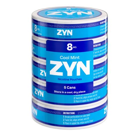 ZYN Cool Mint 8MG 5 Pack