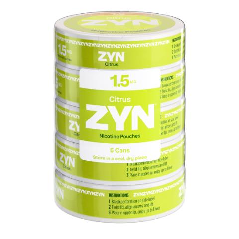 ZYN Citrus 1.5mg 5 Pack