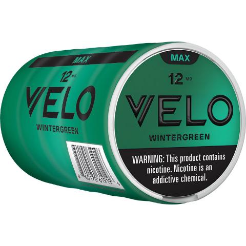 Velo Max Pouch Wintergreen 12MG 5 Pack