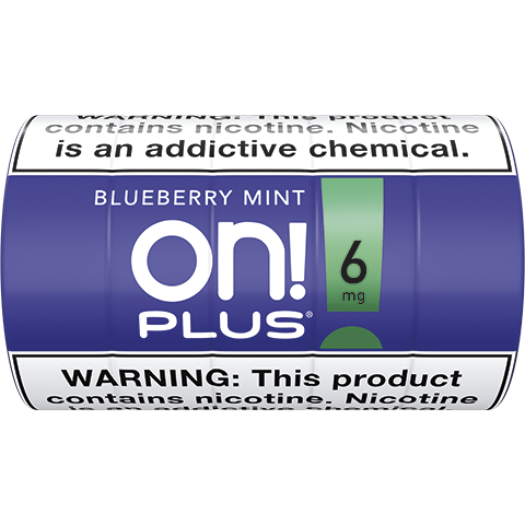 On! Plus Blueberry Mint 6mg 5 Pack
