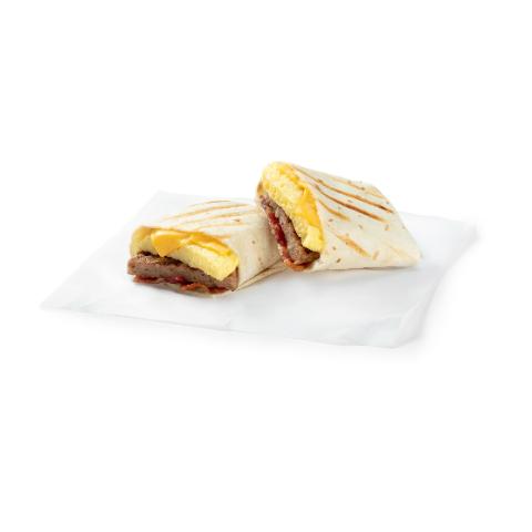 Bacon Sausage Egg & Cheese Wrap