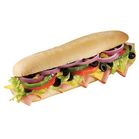 12in Ham and Cheese Sub