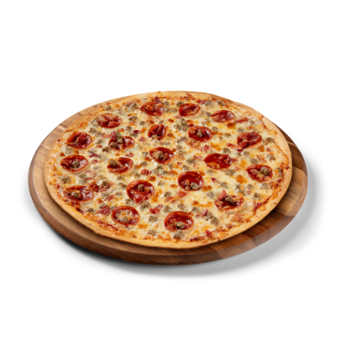 Mega Meat Thin Crust Pizza