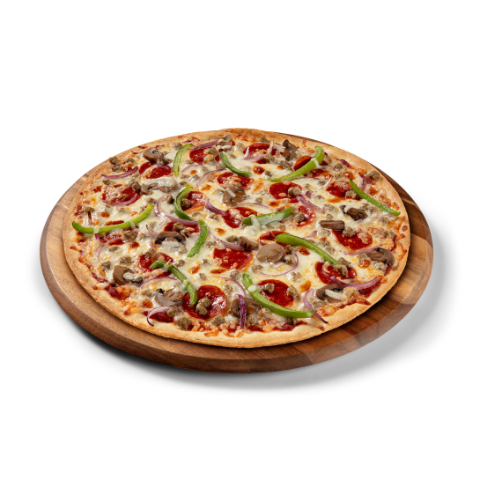 Supreme Thin Crust Pizza