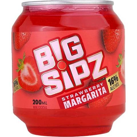 Big Sipz Strawberry Margarita Malt 200ml